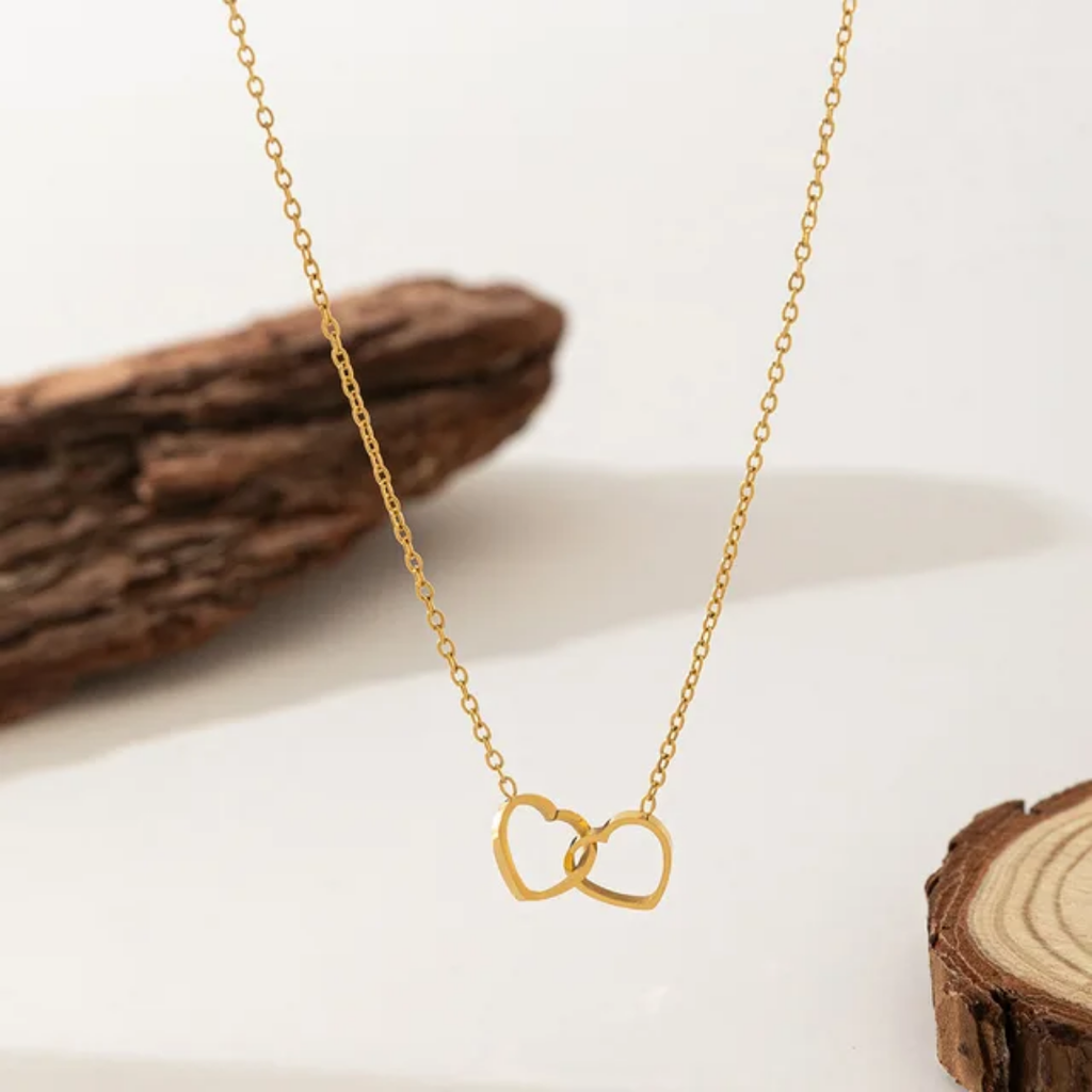 Intertwined Hearts Necklace