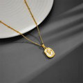 Golden Rose Necklace