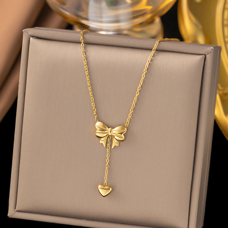 Sweetheart Bow Necklace