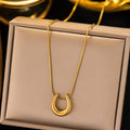 Lucky Horseshoe Necklace