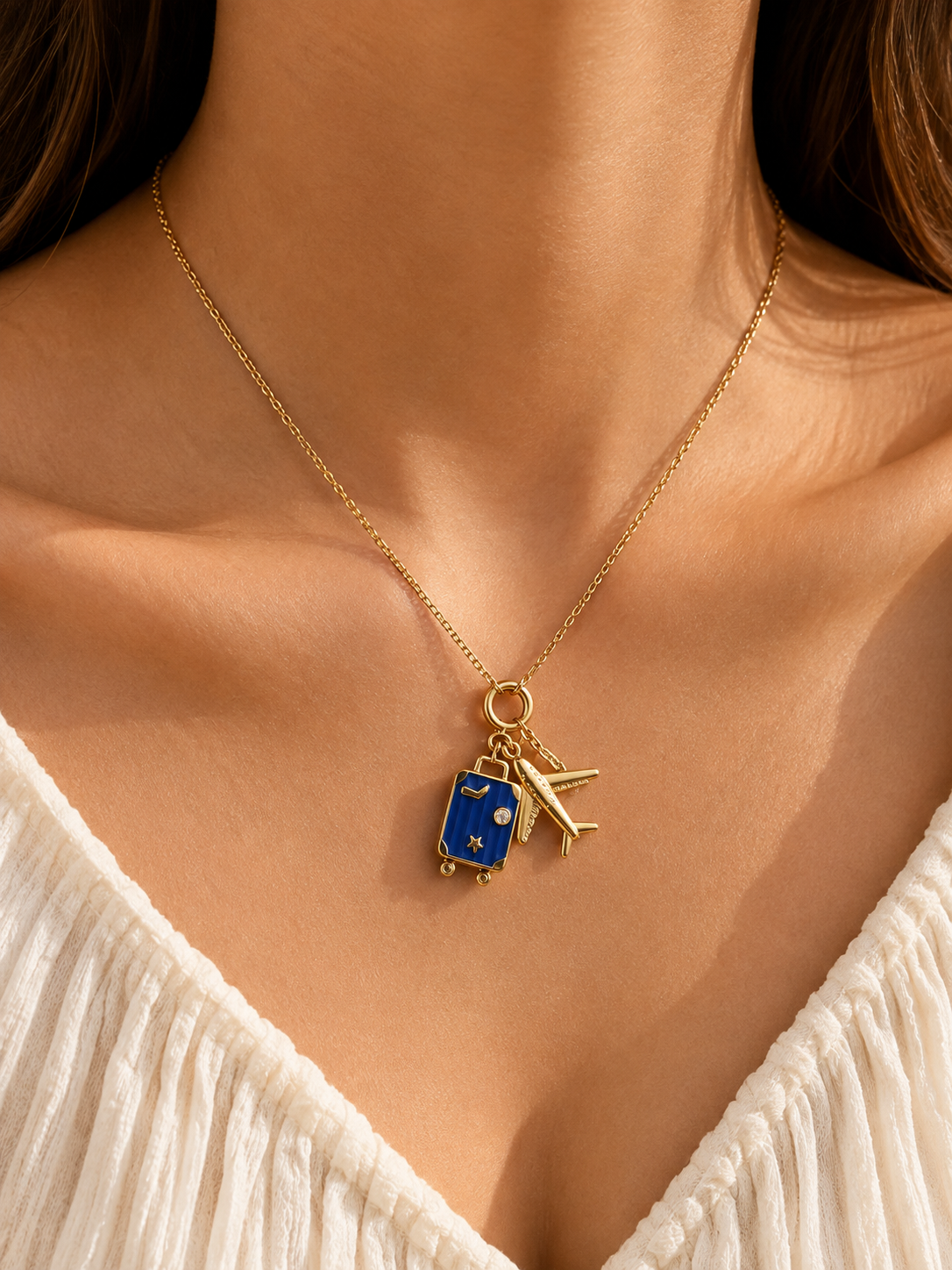 ✈️ Wanderlust Charm Necklace