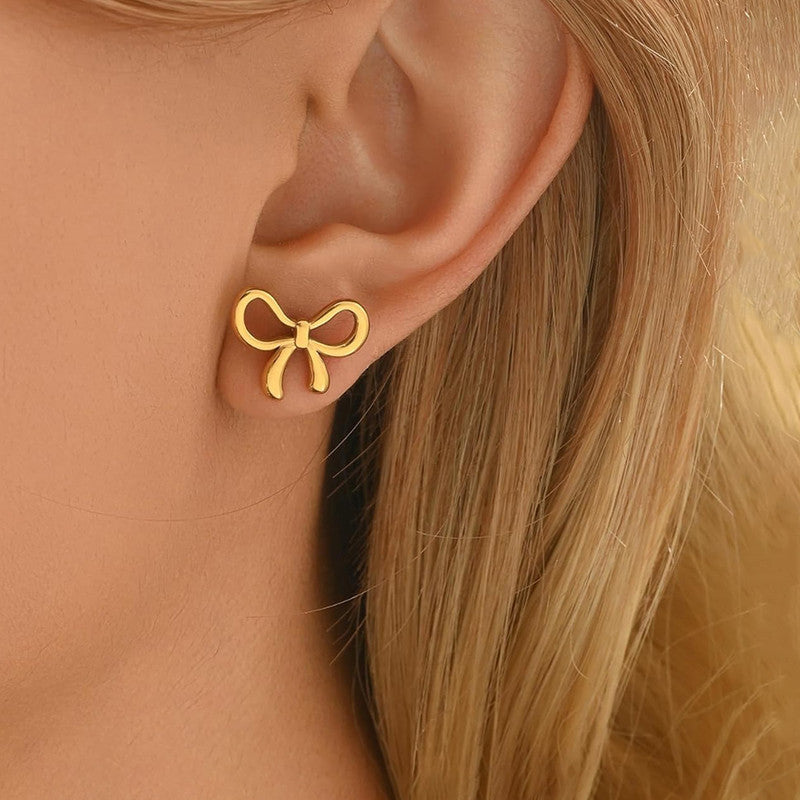 Coquette Bow Stud Earrings 🎀