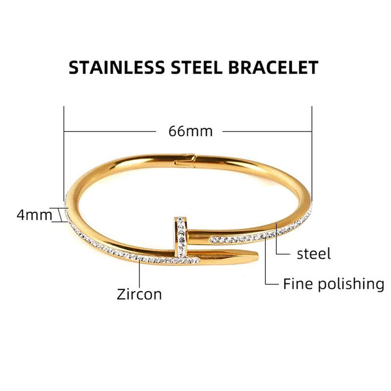 Nail Stone studded Bracelet