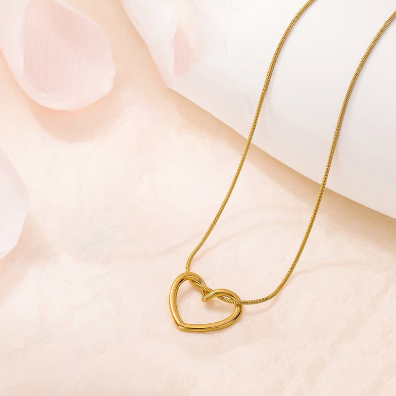 Hollow Heart Necklace