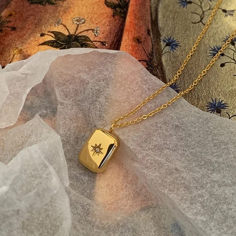 Celeste Rectangle Necklace