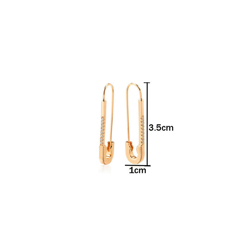 Pinéa Safety Pin Earrings