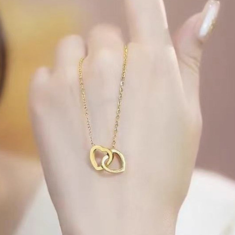 Intertwined Hearts Necklace