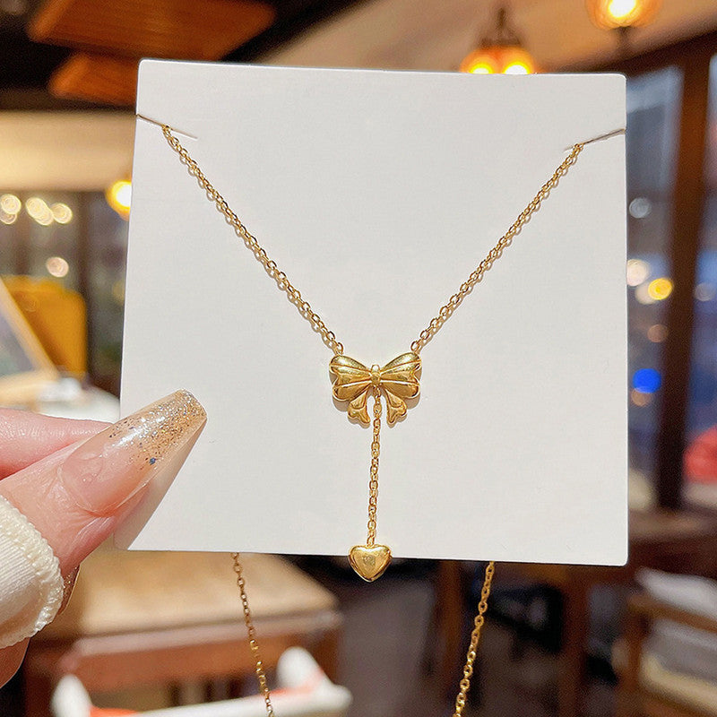 Sweetheart Bow Necklace