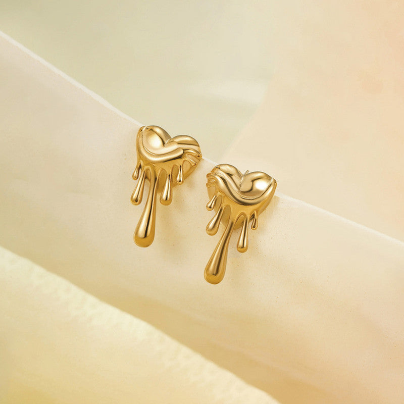 Drip Heart Earrings ❤️