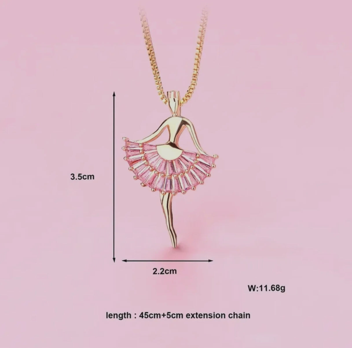 Ballet Dancing Necklace 🩰