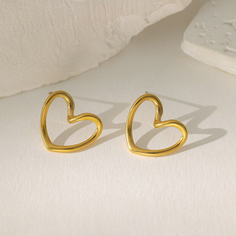 Amour Heart Stud Earrings ❤️
