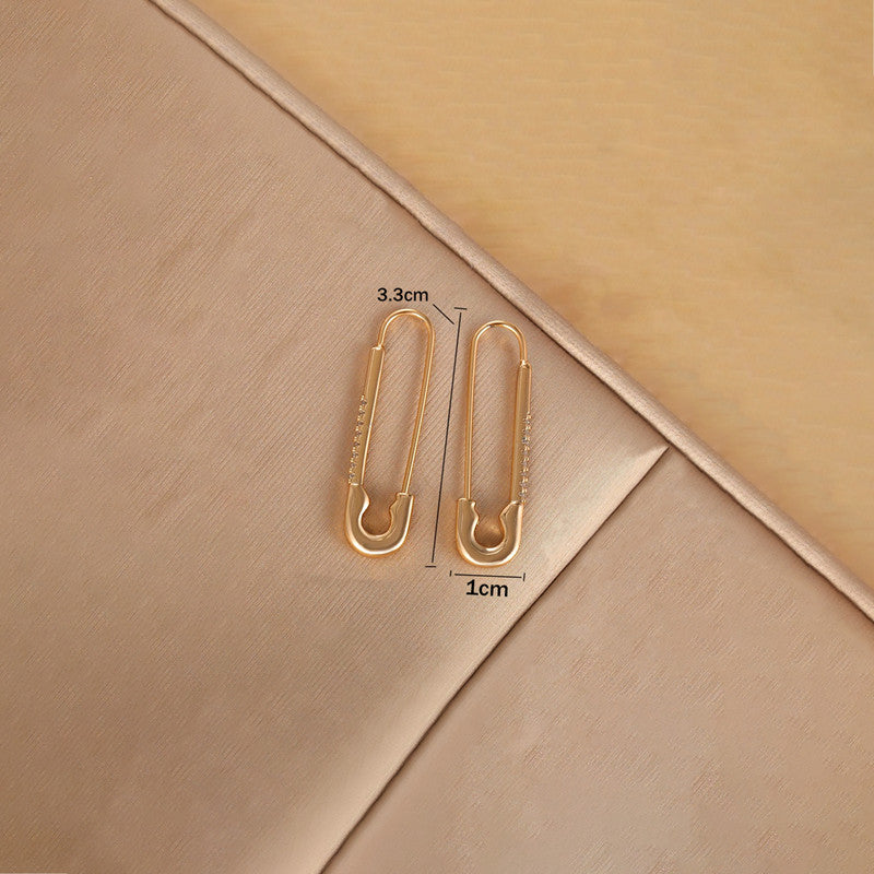 Pinéa Safety Pin Earrings