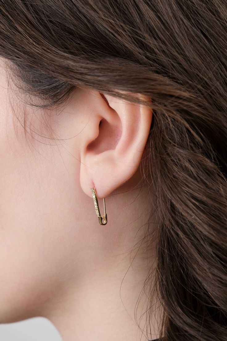 Pinéa Safety Pin Earrings