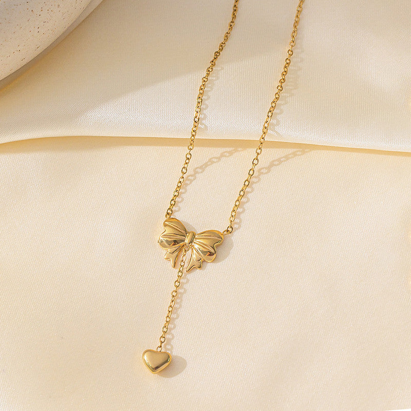 Sweetheart Bow Necklace