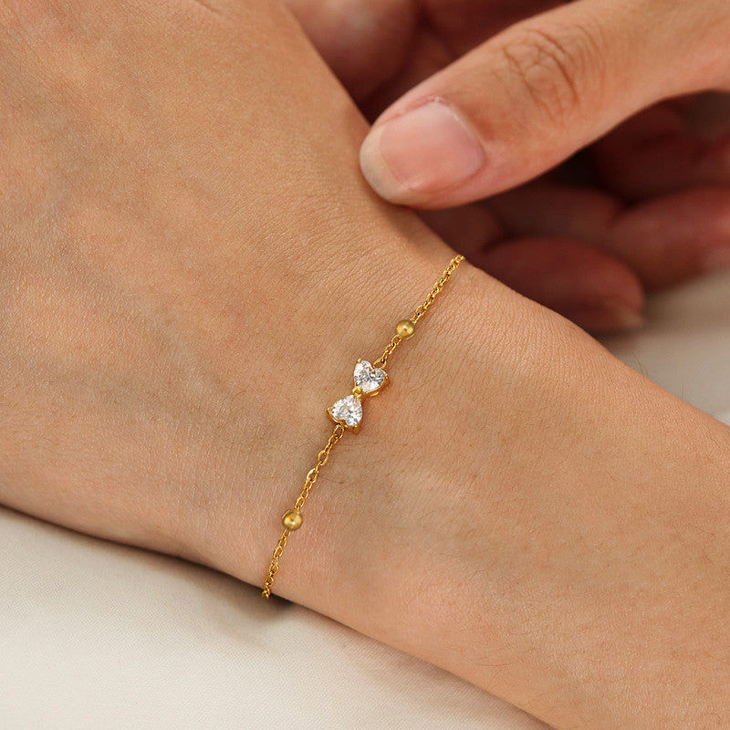 Bow Stone Bracelet 🎀