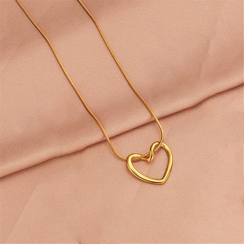Hollow Heart Necklace