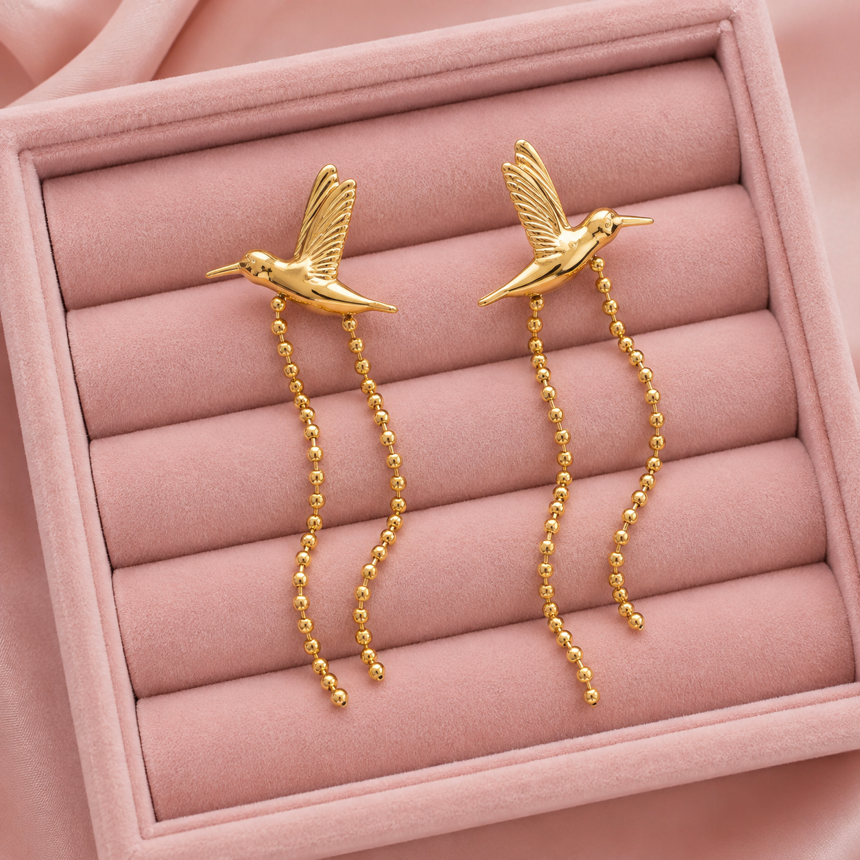 Hummingbird Flight Earrings 🕊️