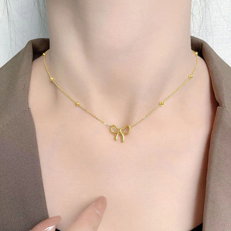Coquette Bow Necklace 🎀