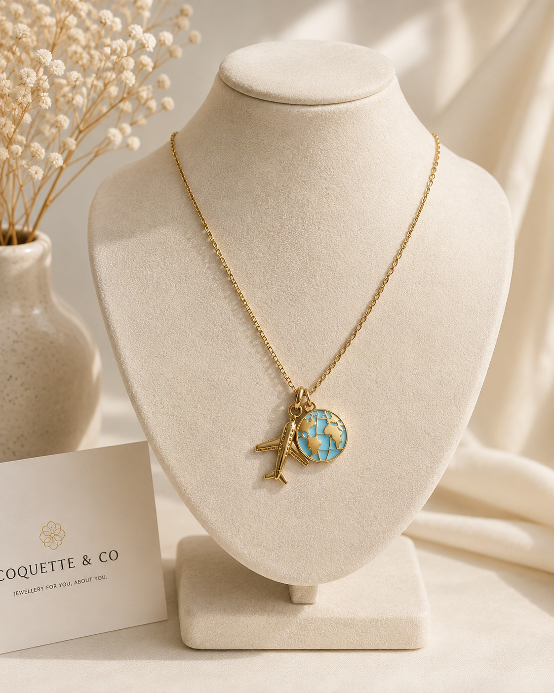 Around the World Necklace ✈️🌎
