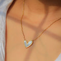 Reversible Heart Necklace