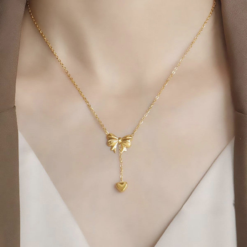 Sweetheart Bow Necklace