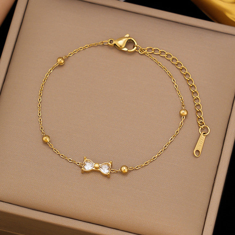 Bow Stone Bracelet 🎀