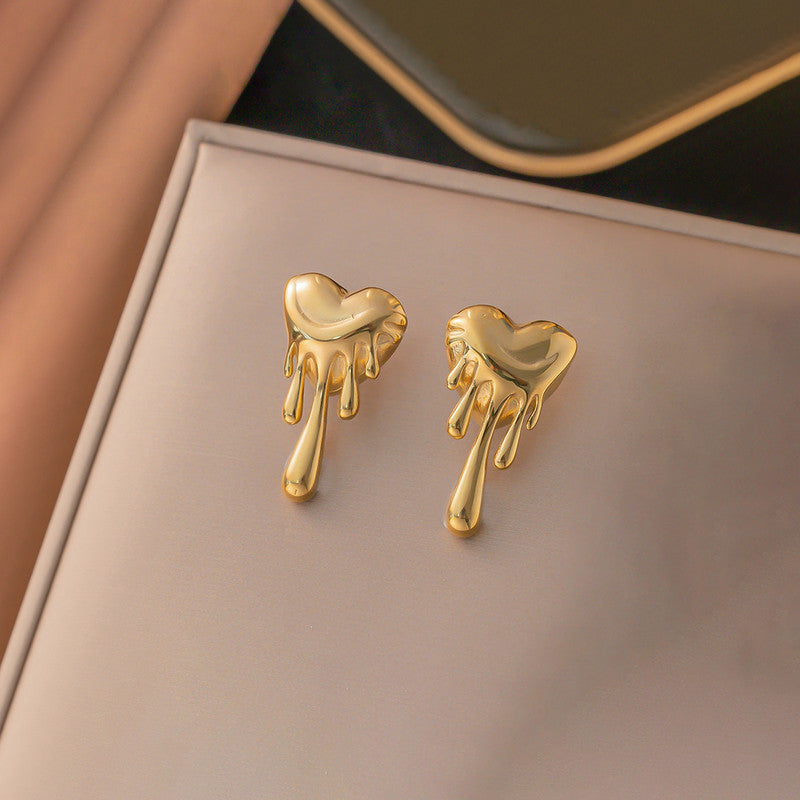 Drip Heart Earrings ❤️