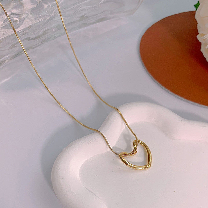 Hollow Heart Necklace
