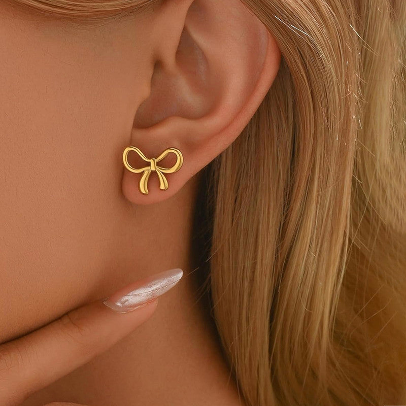 Coquette Bow Stud Earrings 🎀