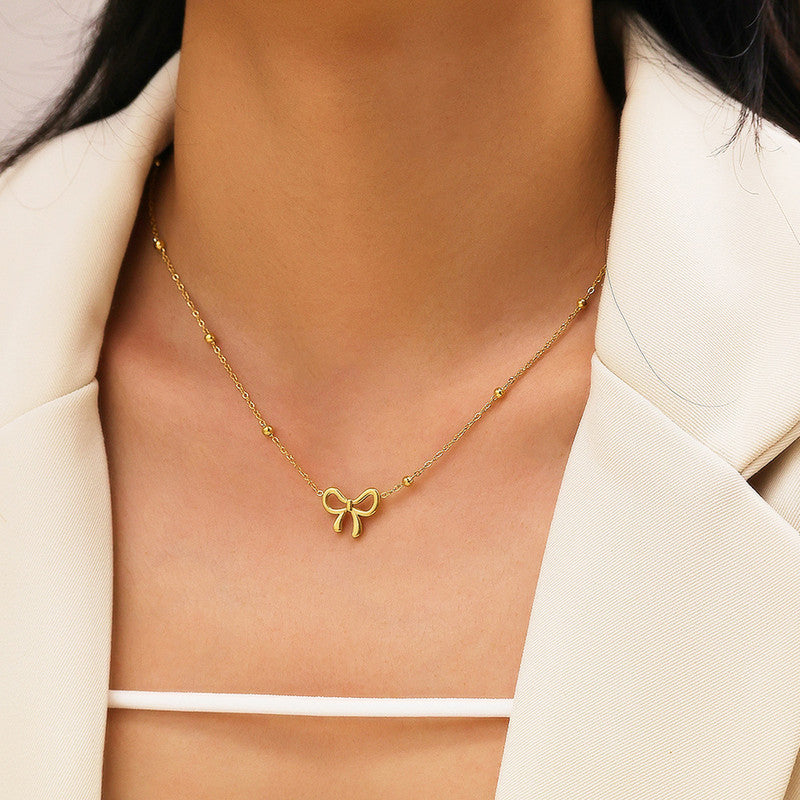 Coquette Bow Necklace 🎀