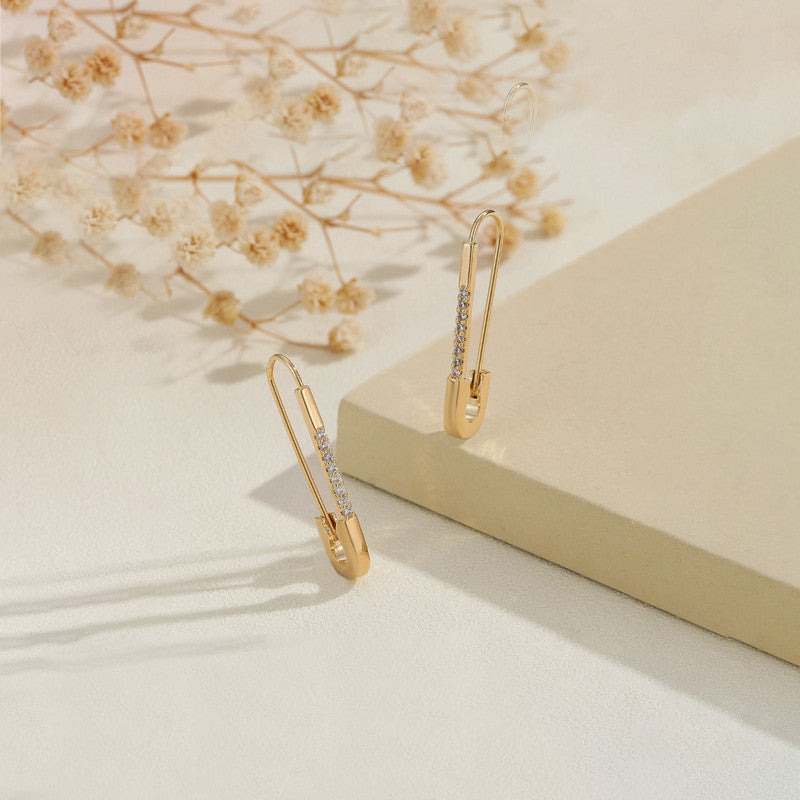 Pinéa Safety Pin Earrings