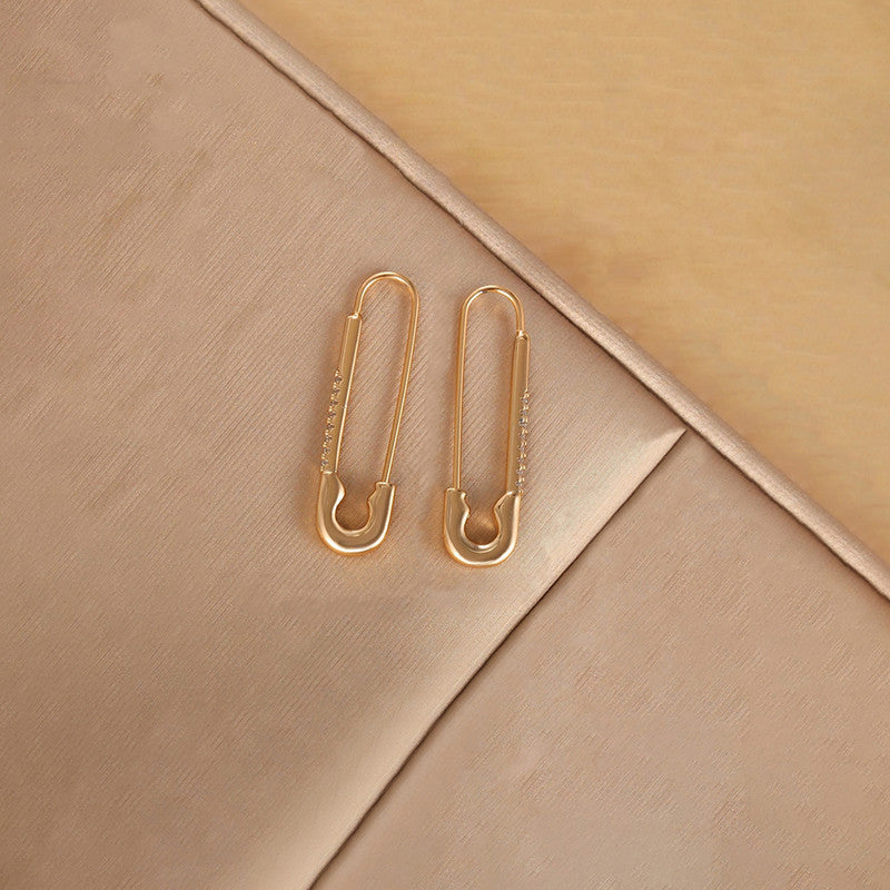 Pinéa Safety Pin Earrings