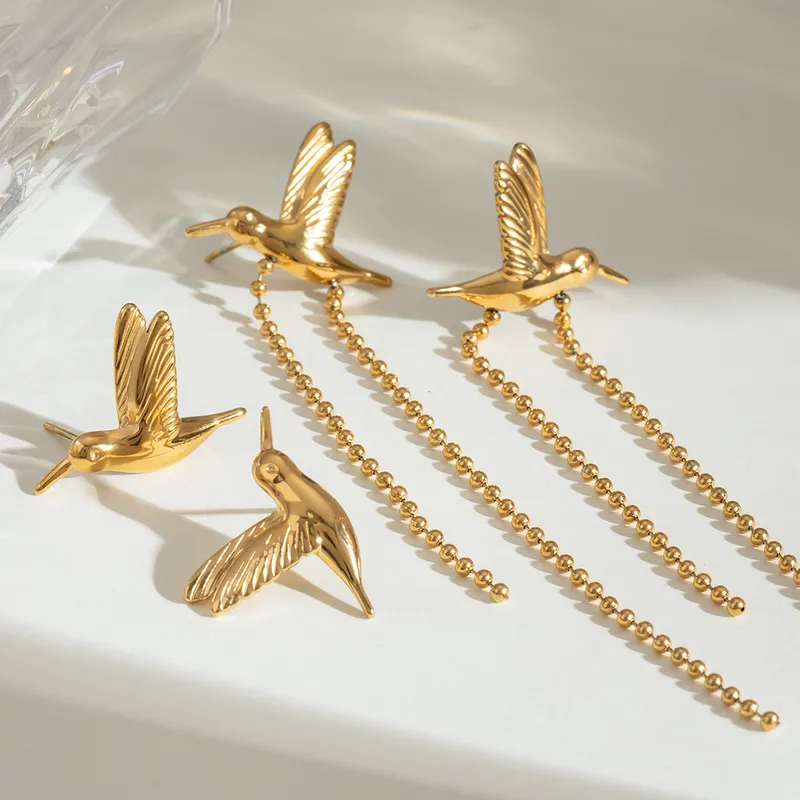 Hummingbird Flight Earrings 🕊️