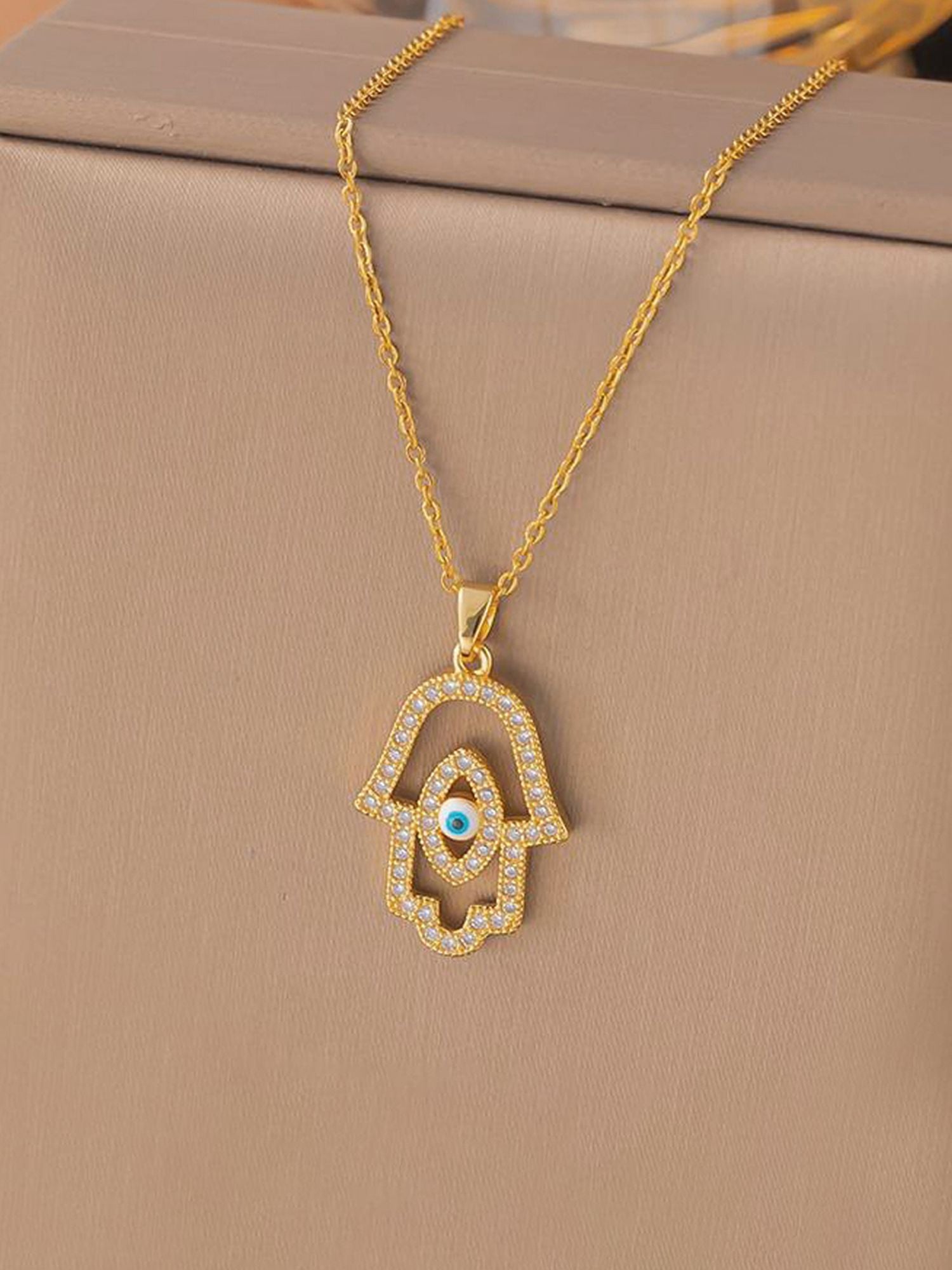 Aurelia Hamsa Necklace 🪬