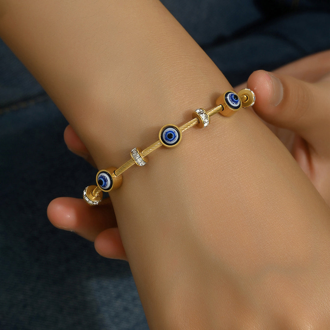 Adjustable Evil Eye Bracelet 🧿