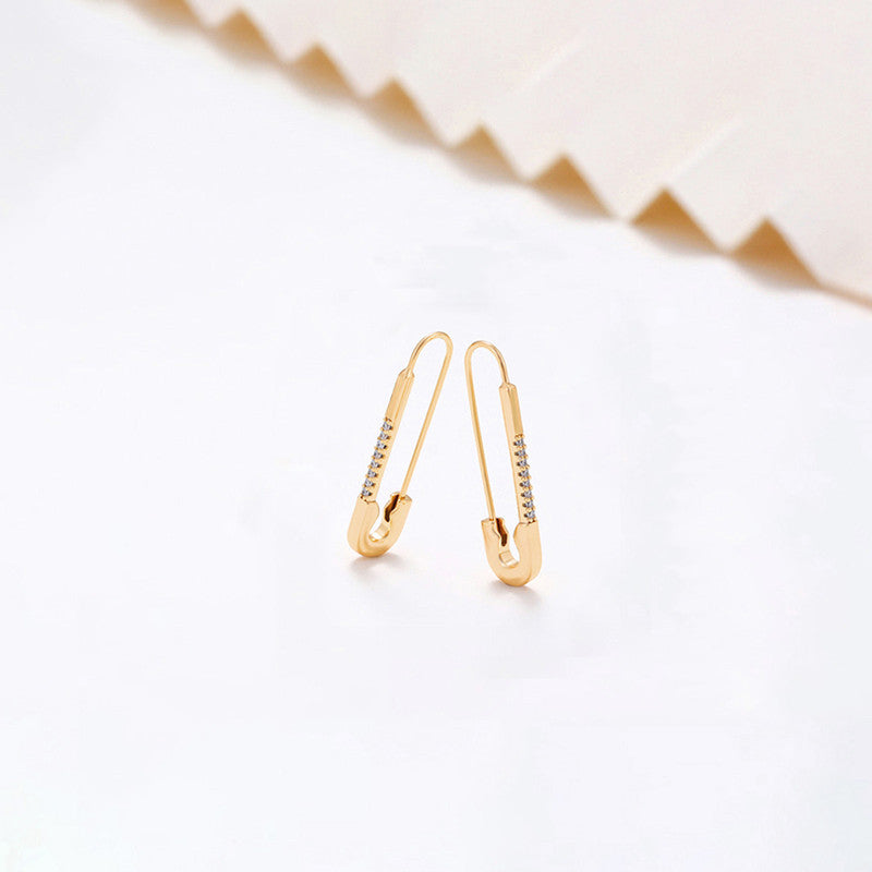 Pinéa Safety Pin Earrings