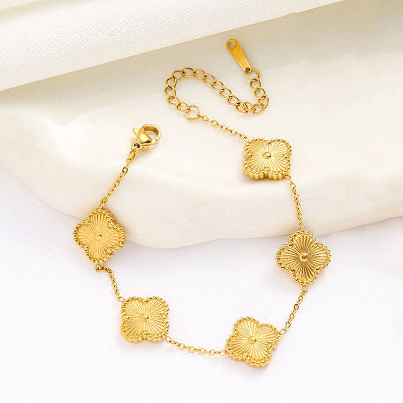 🍀 Four-Leaf Clover Jewellery Set