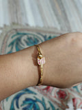Petal Grace Bangle Bracelet 🌸