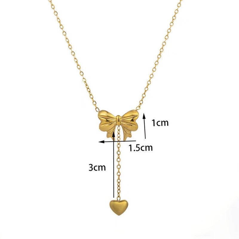 Sweetheart Bow Necklace