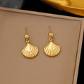 Soleil Seashell Earrings 🐚