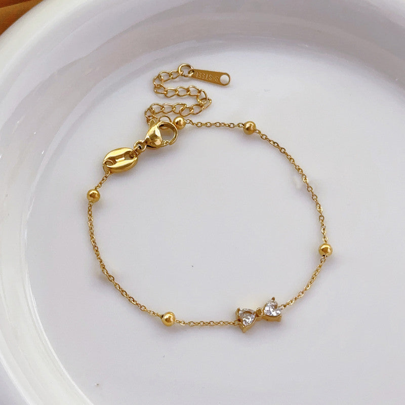 Bow Stone Bracelet 🎀