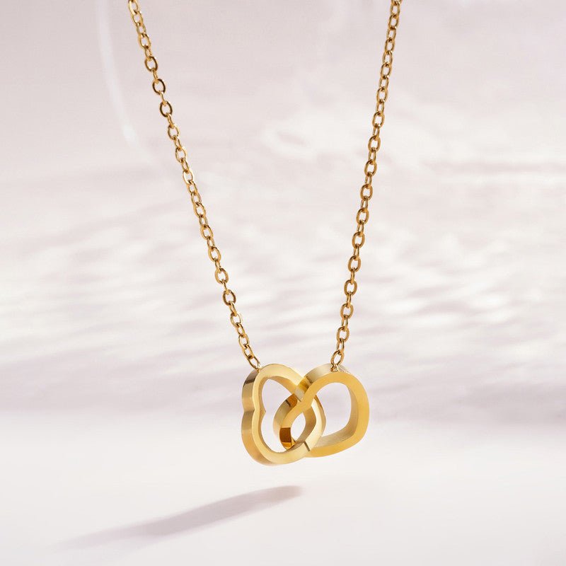 Intertwined Hearts Necklace