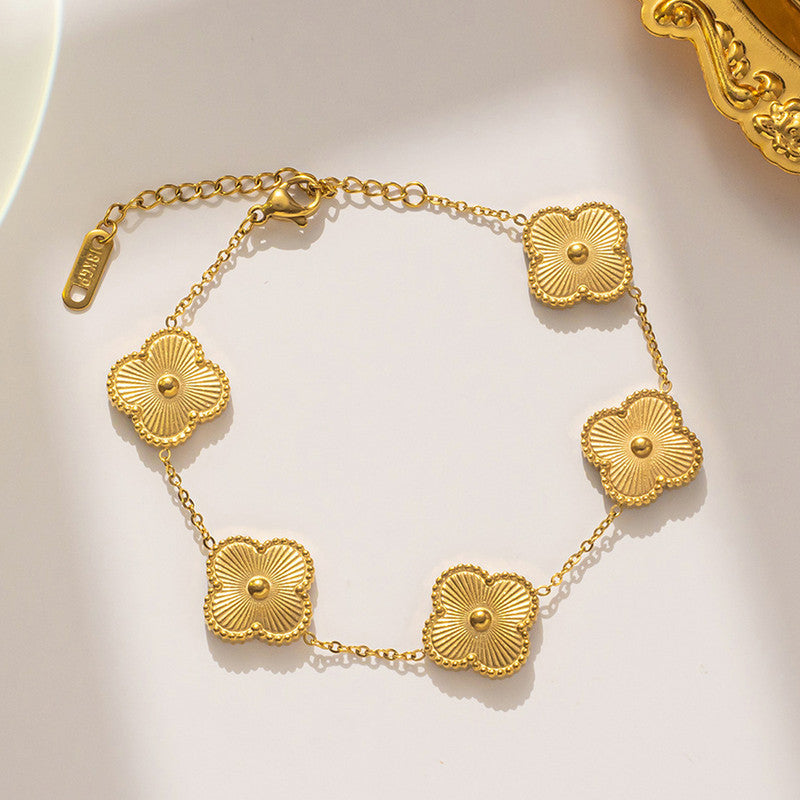 🍀 Four-Leaf Clover Jewellery Set