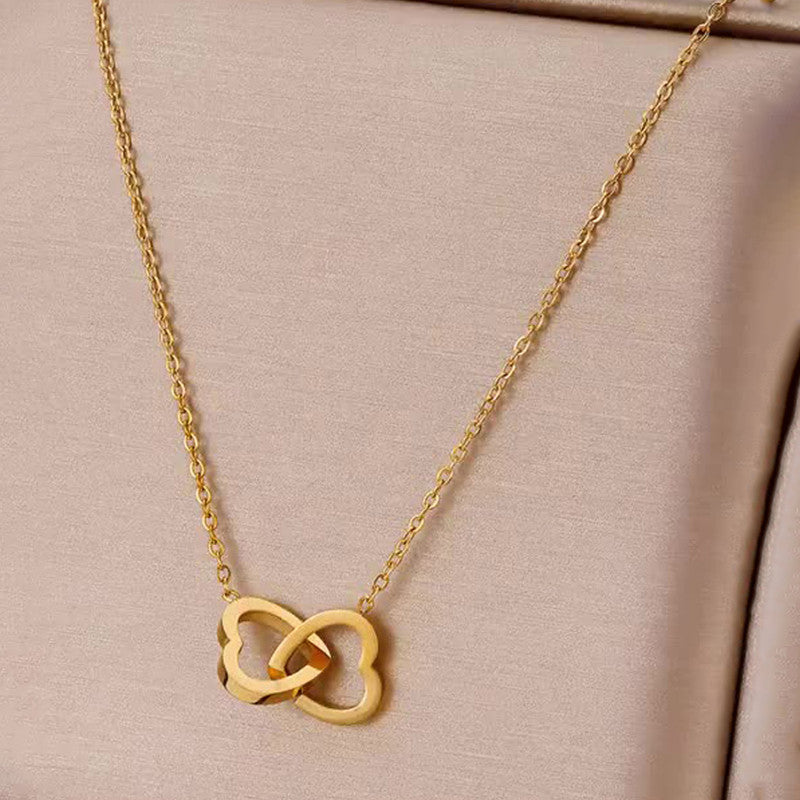 Intertwined Hearts Necklace