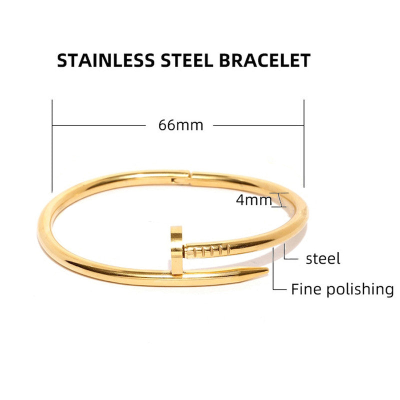 Nail Bangle Bracelet