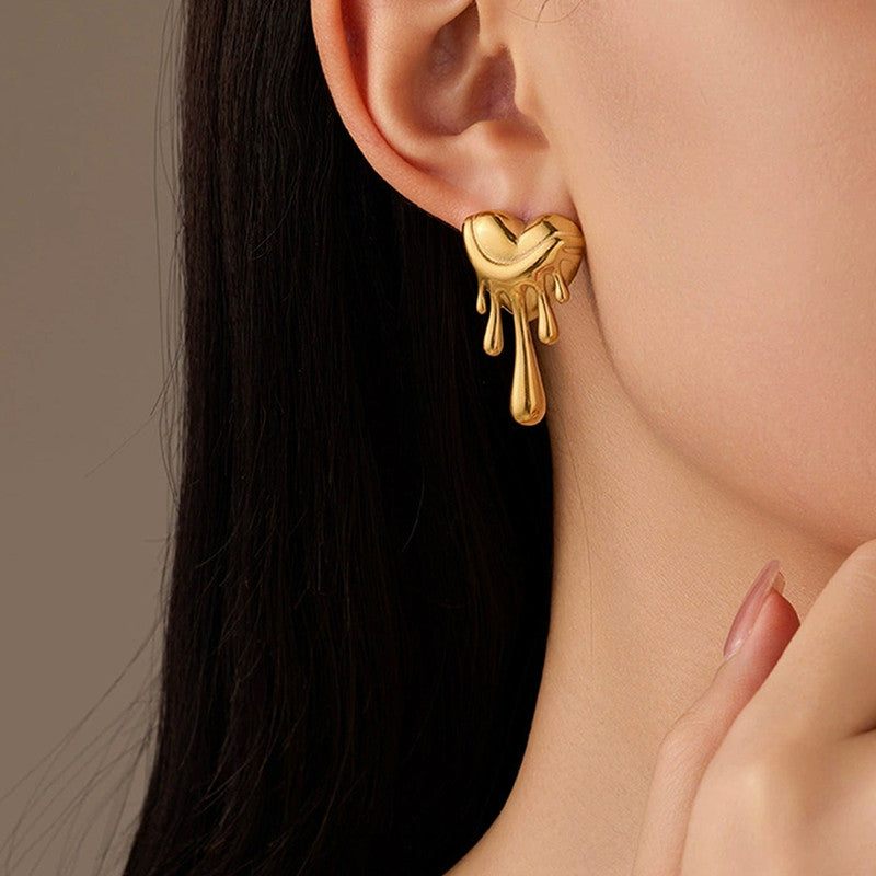 Drip Heart Earrings ❤️