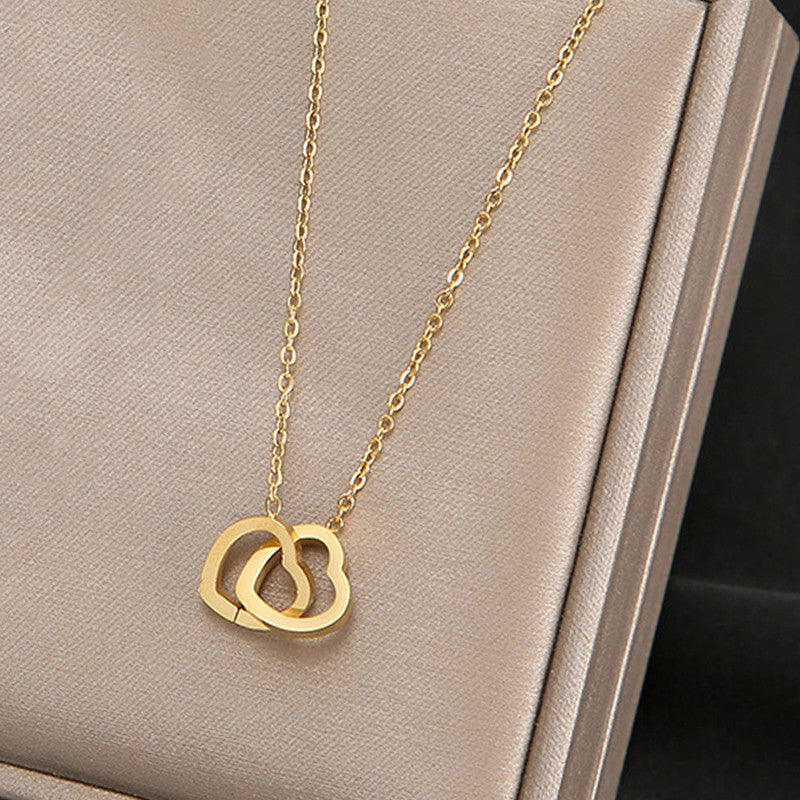 Intertwined Hearts Necklace